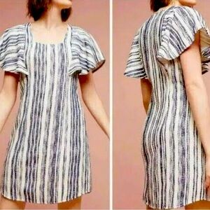 Anthropologie Akemi + Kin Dress, Size XS/Small, Blue & White
